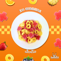 Swedies Swedish candy single flavor pack featuring colorful wrapped candies in a clear plastic bag.