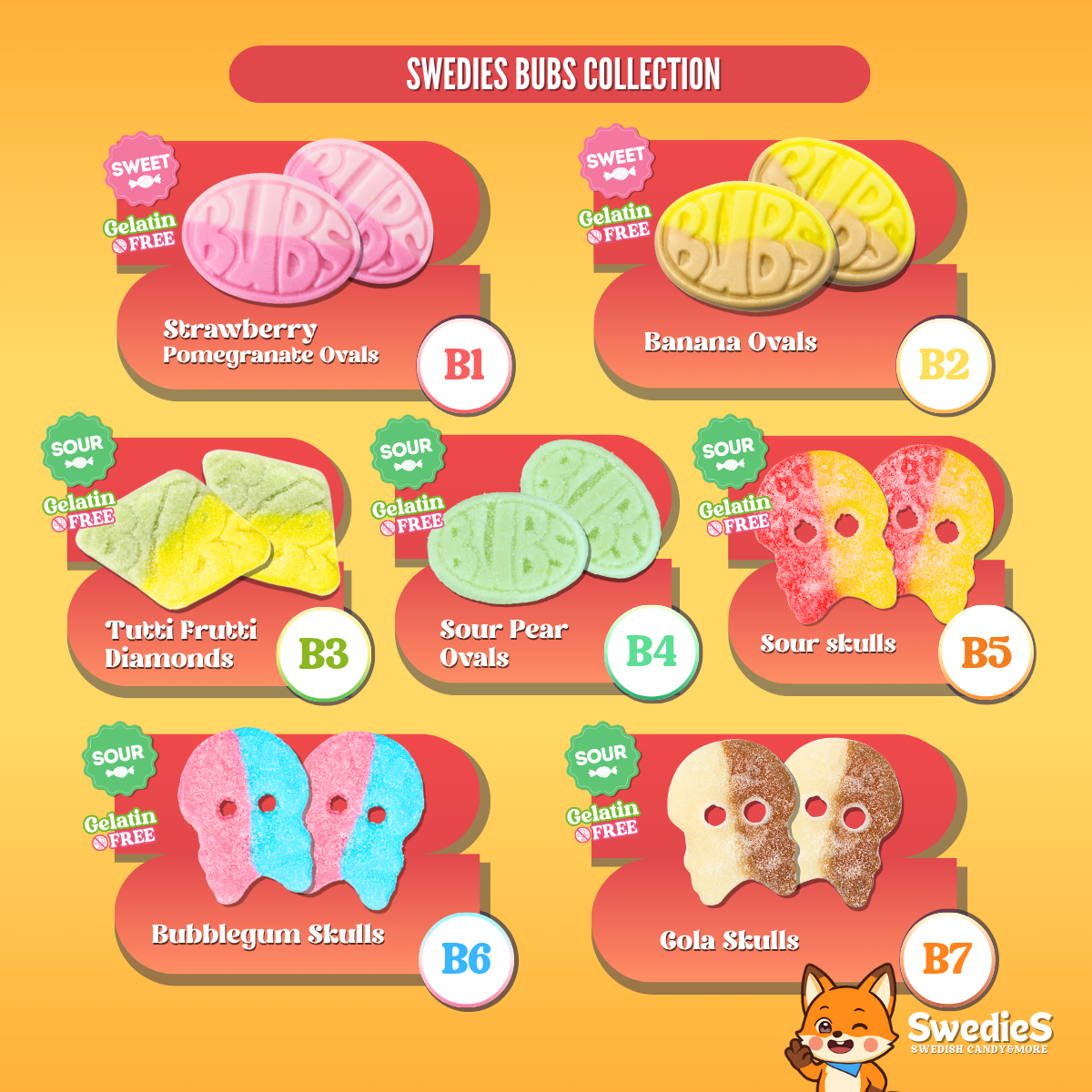 Bubs Mix | Swedish Candy by Swedies™ - Swedies